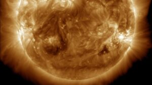 The giant solar storm is having measurable effects on Earth : NPR